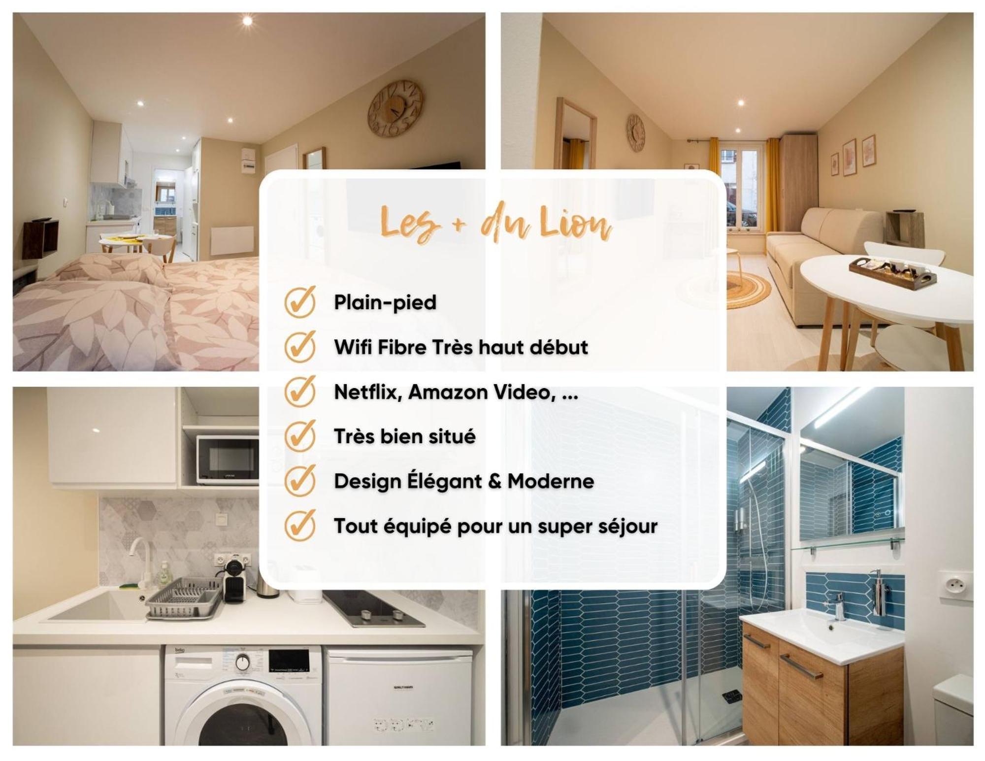 Le Lion - Plain-Pied, Wifi, Yt Premium - 2Rfhomes Château-Thierry Exteriör bild